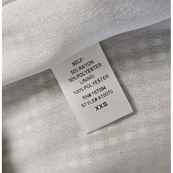 Tuckernuck Pomander Place Morgan Dress Size XXS Navy Blue Gingham - Picture 7 of 8